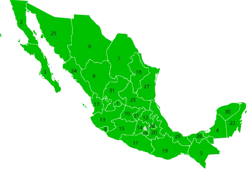 Mexické spolkové státy