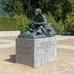 Maratova socha ve Vizille
