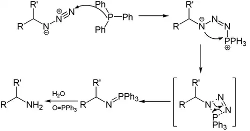 Mechanismus Staudingerovy reakce a redukce