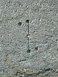 Značka z kostela Vår Frue, Trondheim,Norsko, pozdní 12. století.