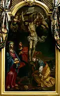 Antonín Stevens, Ukřižování v kostele sv. Tomáše na Malé Straně z roku 1656