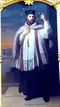 Oltářní obraz sv. Jana Nepomuckého, Schlägl, 1854
