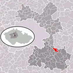 Štíhlice na mapě