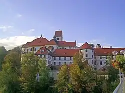 St. Mang, kostel a bývalý klášter