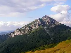 Velký Rozsutec z Poludňového grúně