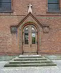 Vstup přes transept