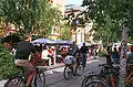 Obchodní třída třída Storgatan v létě