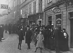 Fronta na Stortorget, Stockholm, 1917