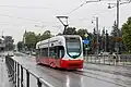 Tříčlánkový model TMK 2300 v lotyšském městě Liepāja