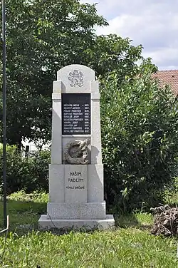Pomník obětem první světové války ve Strašíně