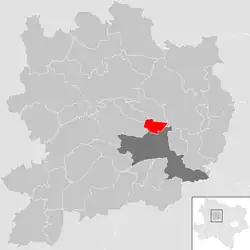 Stratzing na mapě