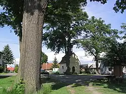 Kaplička v obci Strážiště