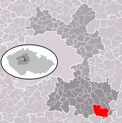 Stříbrná Skalice na mapě