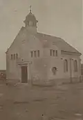 Kostel na historickém snímku