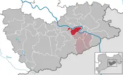 Struppen na mapě
