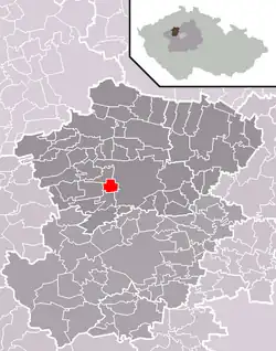 Studeněves na mapě