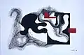 Studie I, kombinovaná technika, r. 1969