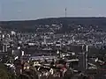 Stuttgart a v pozadí televizní věž