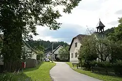 Náves ve Vlkově