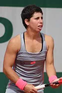 Carla Suarezová Navarrová na French Open 2015
