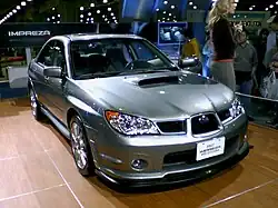 Vstupní část difuzoru pod nárazníkem u Subaru Impreza