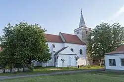 Kostel sv. Markéty, pohled ze severu