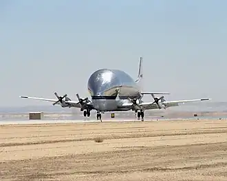 Super Guppy Turbine používaný NASA
