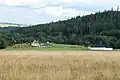 Údolí Černého potoka s intravilánem vsi