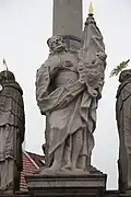 Svatý Václav na Mariánském sloupu.