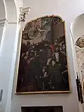 Převezení těla sv. Václava z Boleslavi do Prahy, kostel sv. Ignáce
