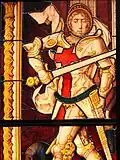 Vitráž svatého Jiří