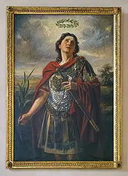 Svatý Auracián (katedrála svatého Mikuláše, České Budějovice)