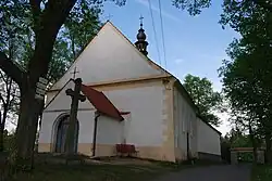 Farní kostel na Květově.