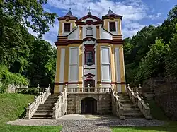 Svatý Mikuláš u Vraclavi - poutní chrám sv. Mikuláše (léto 2020).jpg