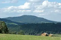 Pohled na Svatobor z jihu od Hartmanic
