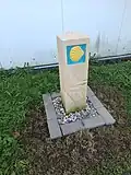 Mílník Svatojakubské cesty v Němčicích (okres Pardubice)