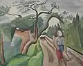 Svatopluk Máchal Žena s nůší (před bouří)