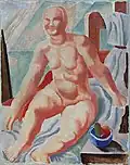 Svatopluk Máchal Sedící akt (1924)