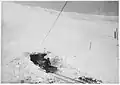 První vůz s uhlím z dolu Sveagruva (1918)