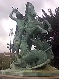 Socha sv. Jiří zabíjejícího draka