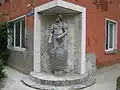 Roh budovy v Gagarinově ulici