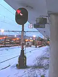 Cestové návěstidlo v žst. Praha Smíchov