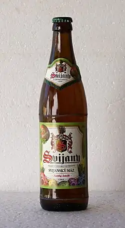 Láhev Svijanského Mázu