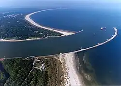 Svina vlévající se do Baltského moře