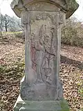 Reliéf sv. Vojtěcha na čelní straně