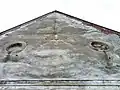 Boží oko ve štítu synagogy