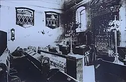 Fotografie interiéru synagogy (rok pořízení 1931)