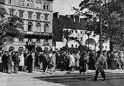 Szczekaczka Krakowskie Przedmieście podczas okupacji