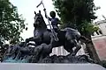 kopie sochy v Budapešti u Rybářské bašty