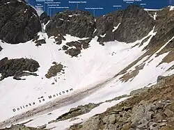 Malý Hrubý štít - pohled z Dolinky za Mnichem